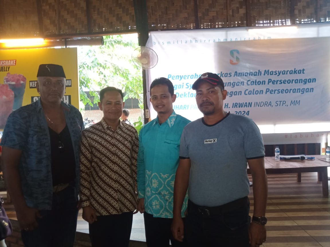 Suhari Pane dan Irwan Temu Ramah Bersama Warga Labuhanbatu