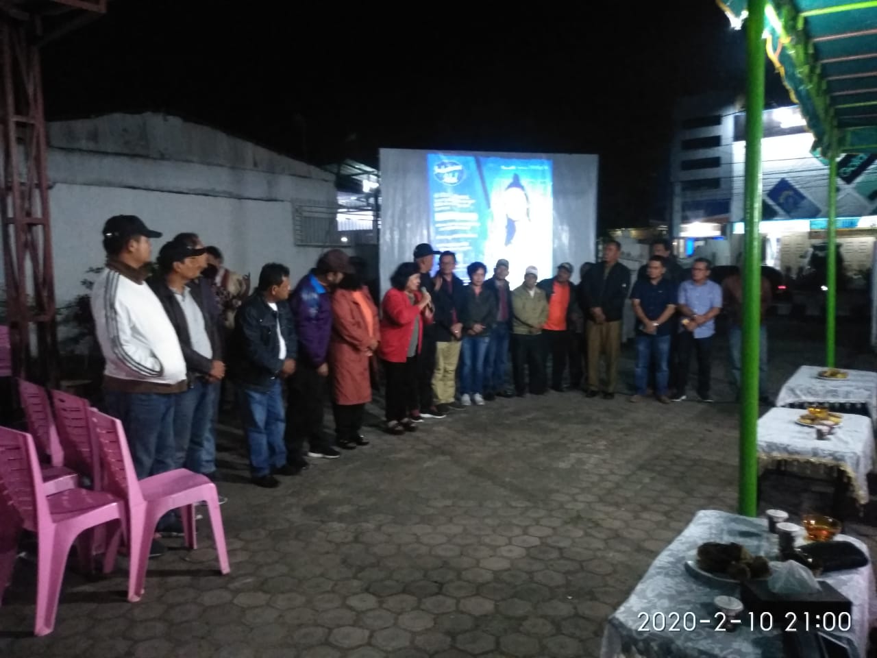 Dukung Lyodra Wabup Karo Gelar Nobar