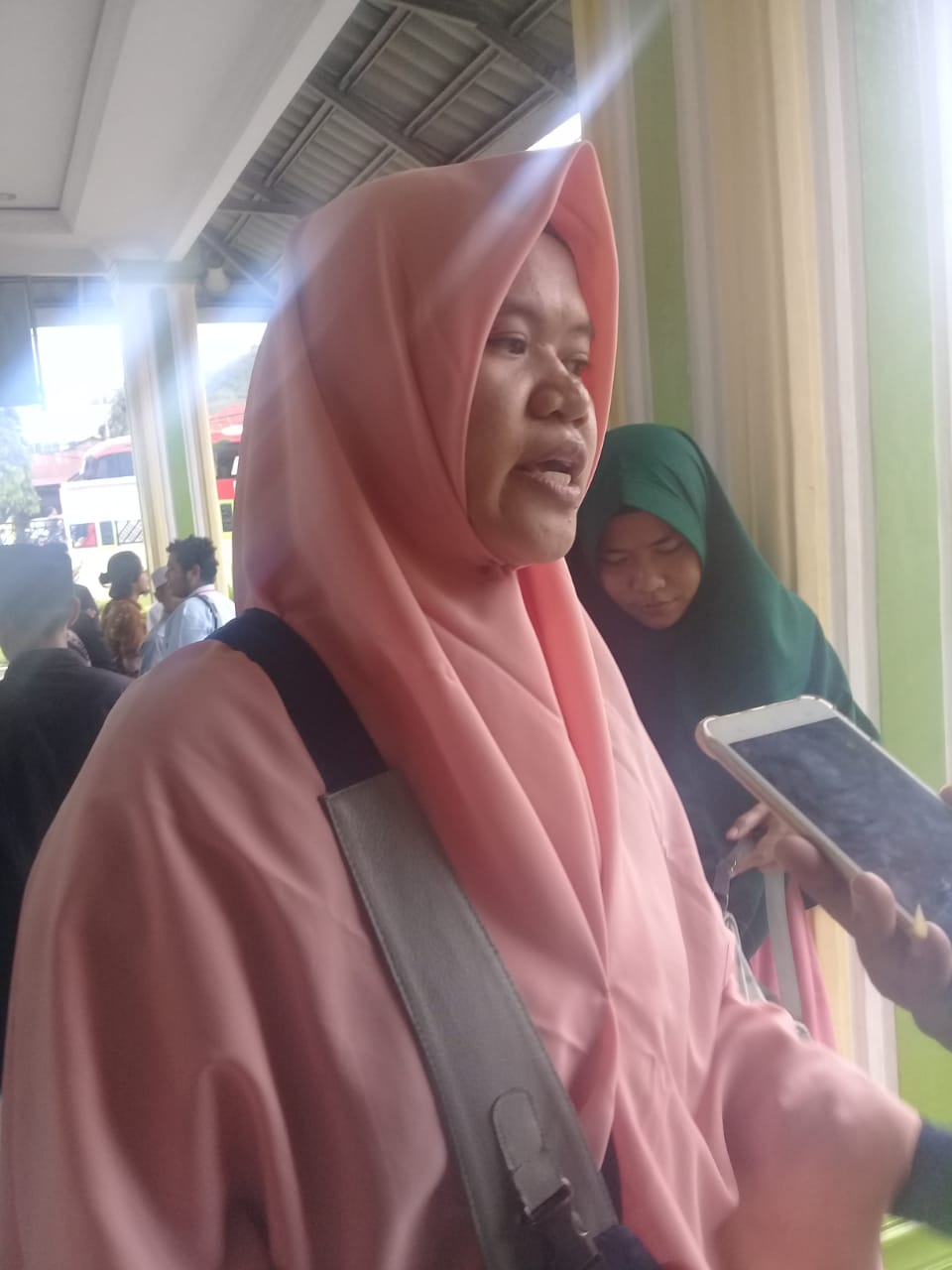 Pengurus Wilayah KAMMI Sumut Hoirun Nazwa saat diwawancarai awak media ini