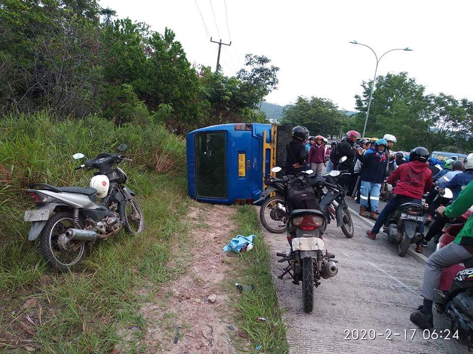 Laka Lantas Turunan Bukit Daeng Satu Orang Tewas