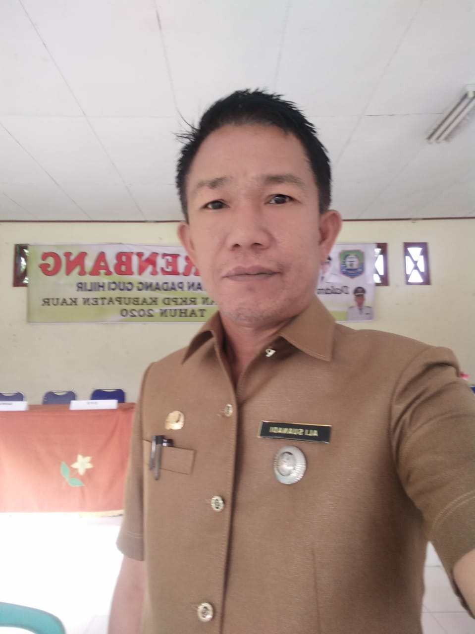 Camat Padang Guci Hilir Ali Suanadi