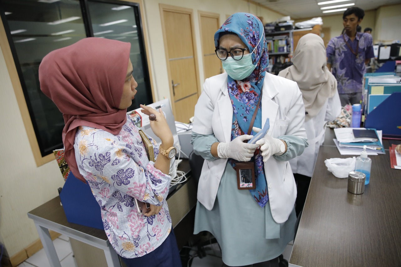 Sekjen Himbau ASN Kemendes PDTT Lakukan Cek Kesehatan