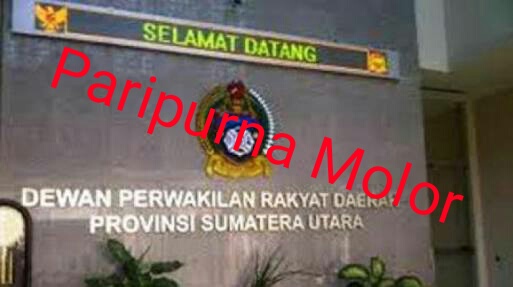 Ilustrasi Foto Gedung DPRD Sumut saat Paripurna Molor
