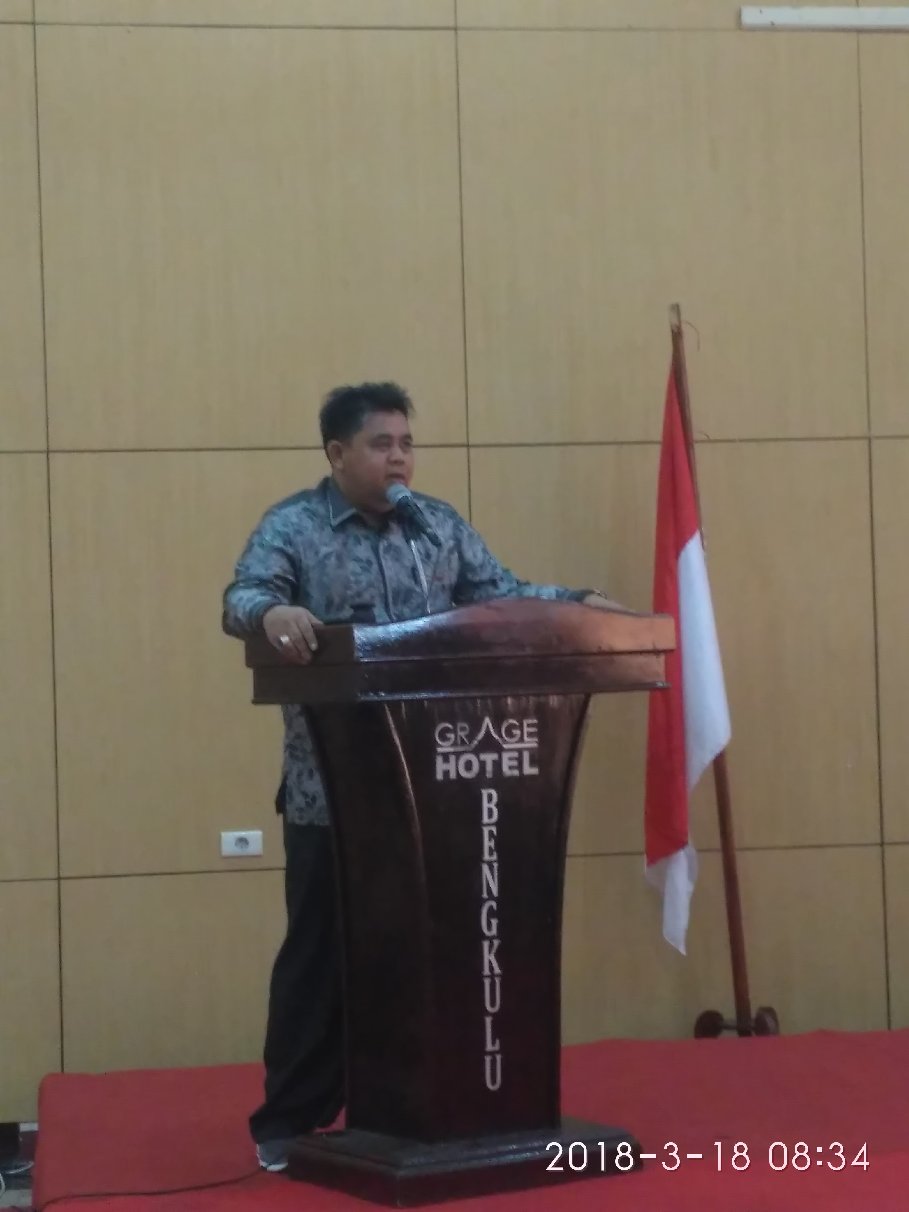 Ketua KPU Kota Bengkulu Darlinsyah