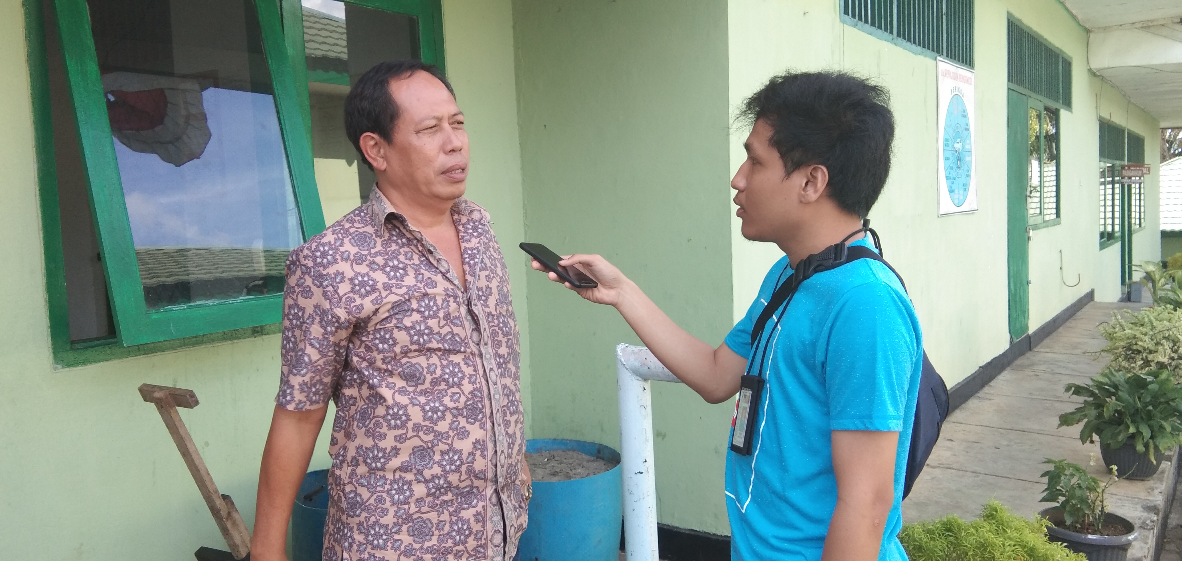 Ketua DPD KAI Bengkulu Ketika di wawancarai media