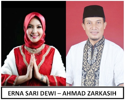 Erna Sari dewi Berpasangan Dengan  Ahmad Zarkasi Pada Pilwalkot Bengkulu 2018