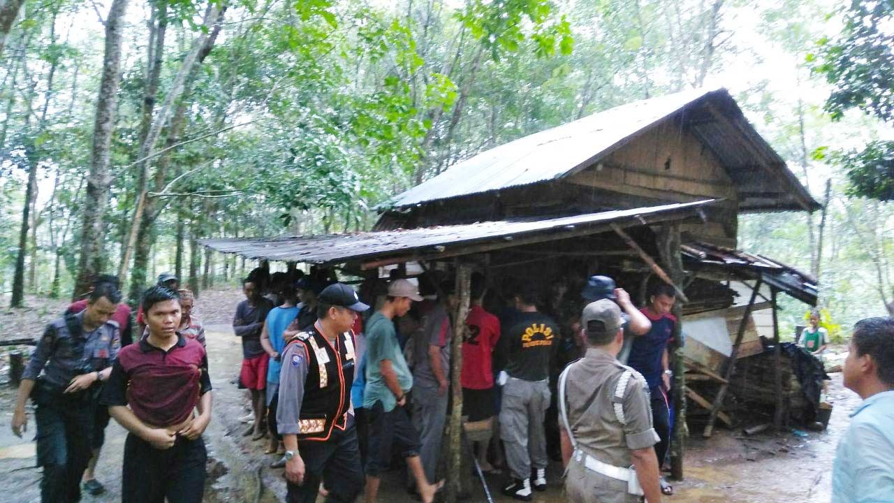 Pol PP Datangi Lokasi Pondok Maksiat