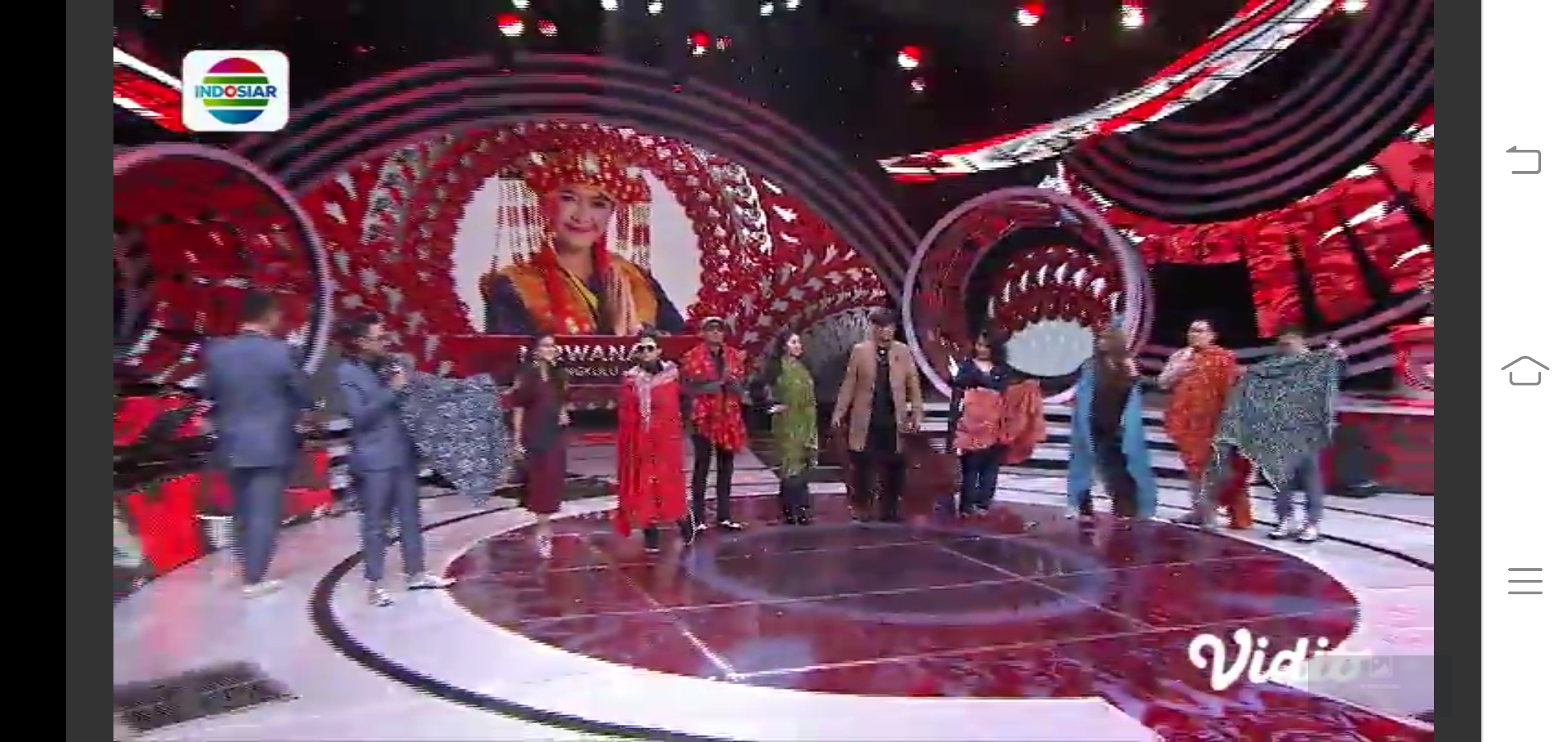 Tampak Para Juri Lida Mengenakan Kain Batik Besurek