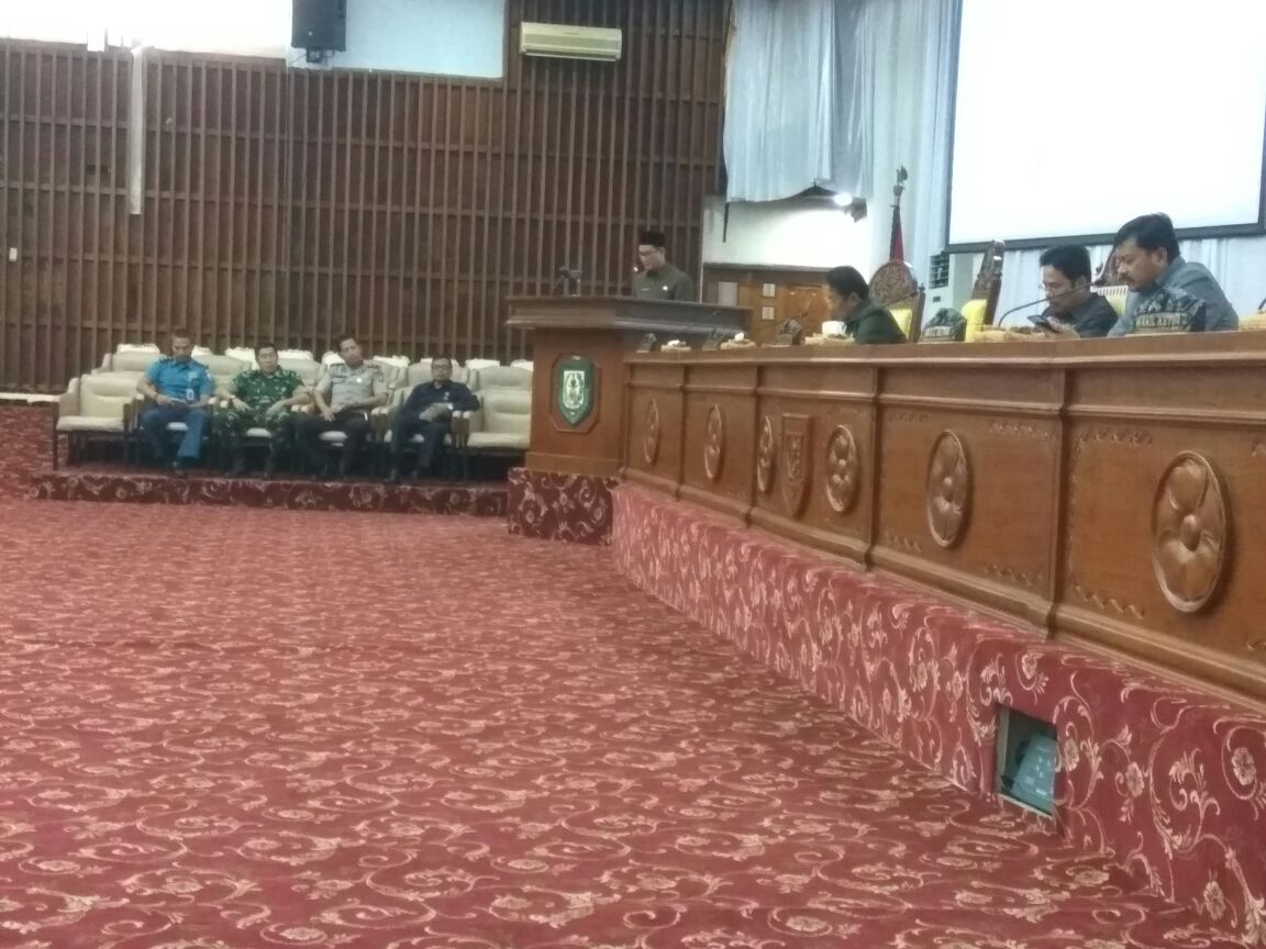 Rapat Paripurna DPRD Provinsi Bengkulu dipimpin Ketua Ihsan Fajri