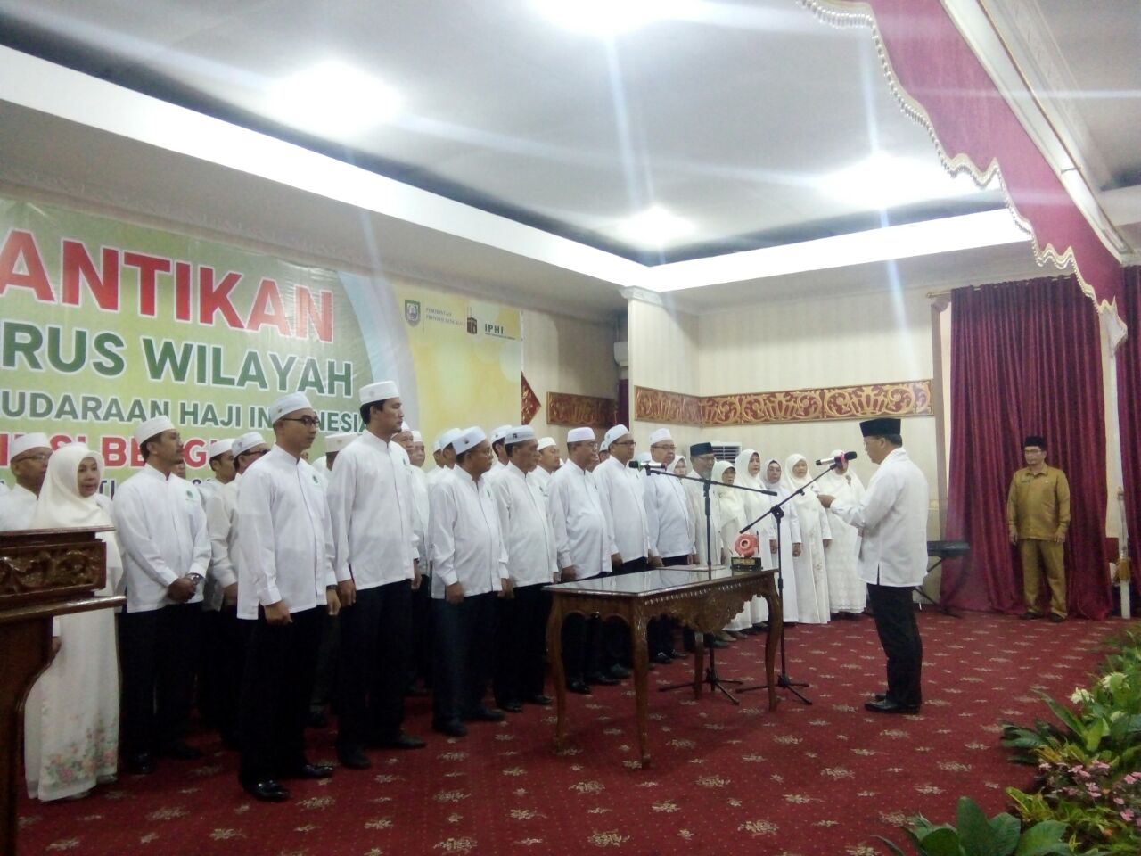 Rangkaian Cara Pelantikan Pengurus IPHI Provinsi Bengkulu