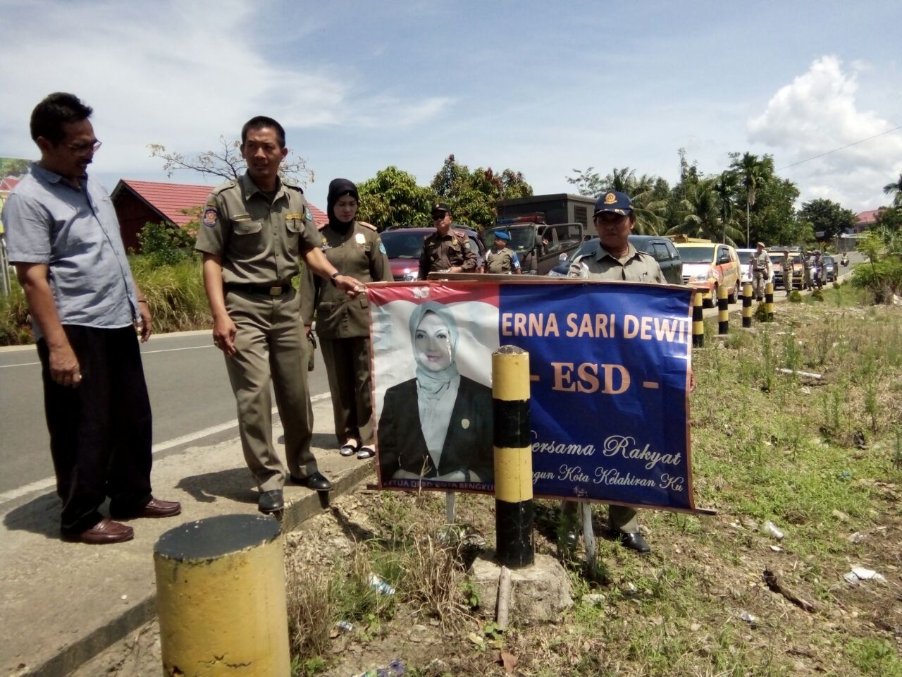 Alat Peraga Kampanye yang ditertibkan Tim KPU