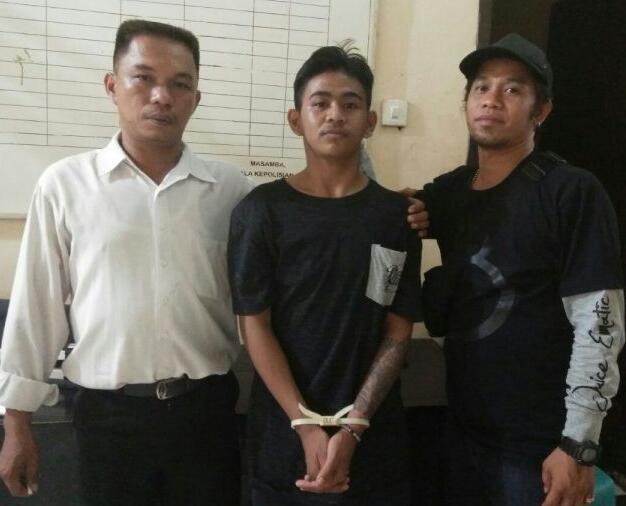 pelaku pencurian kendaraan bermotor (Curanmor) Ikhsan alias Iccang (18