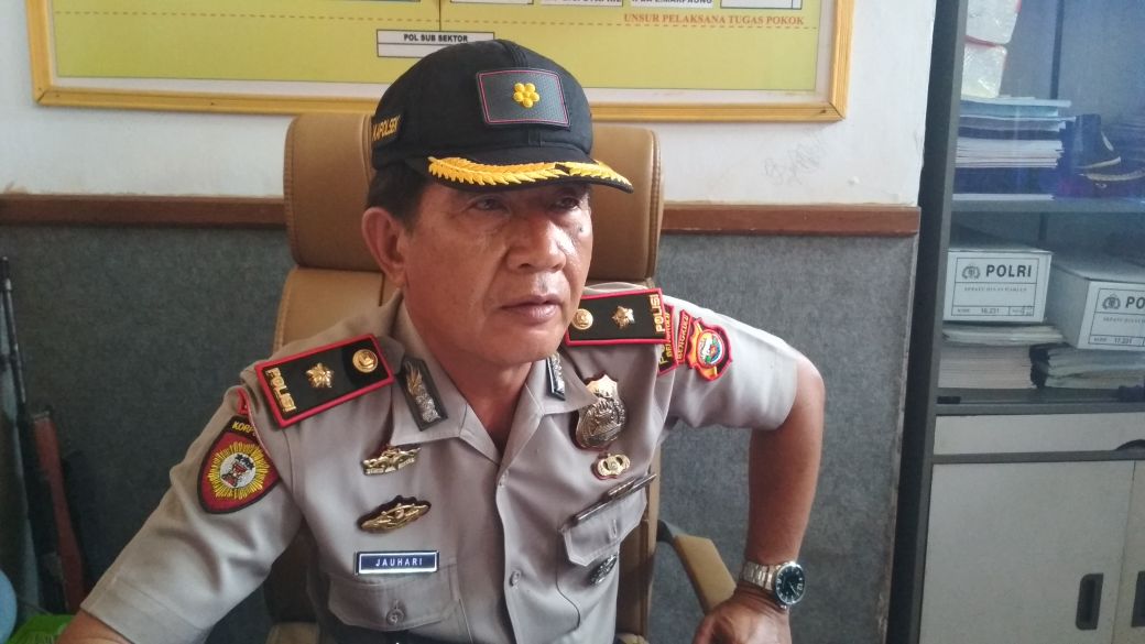 Kapolsek Teluk Segara Kompol Jauhari