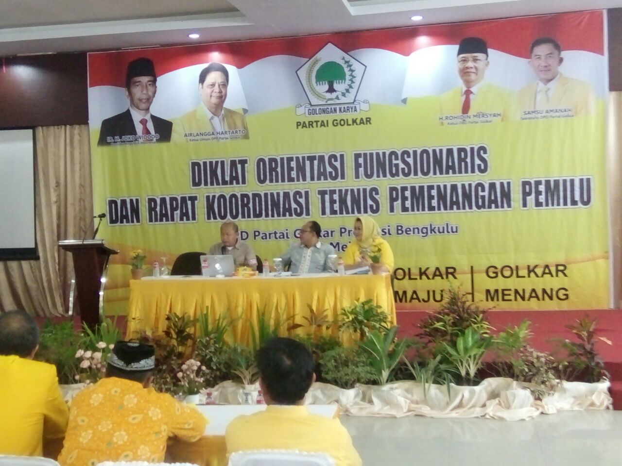 Tampak penggurus Golkar 