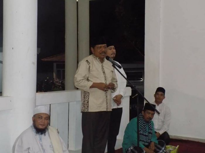 Bupati Bengkulu Utara Ir.Mian Saat Menyampaikan Sambutannya didampingi Wabup BU Arie Septia Adinata,SE