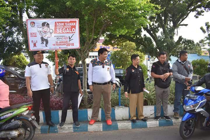 Tampak ketua KPU