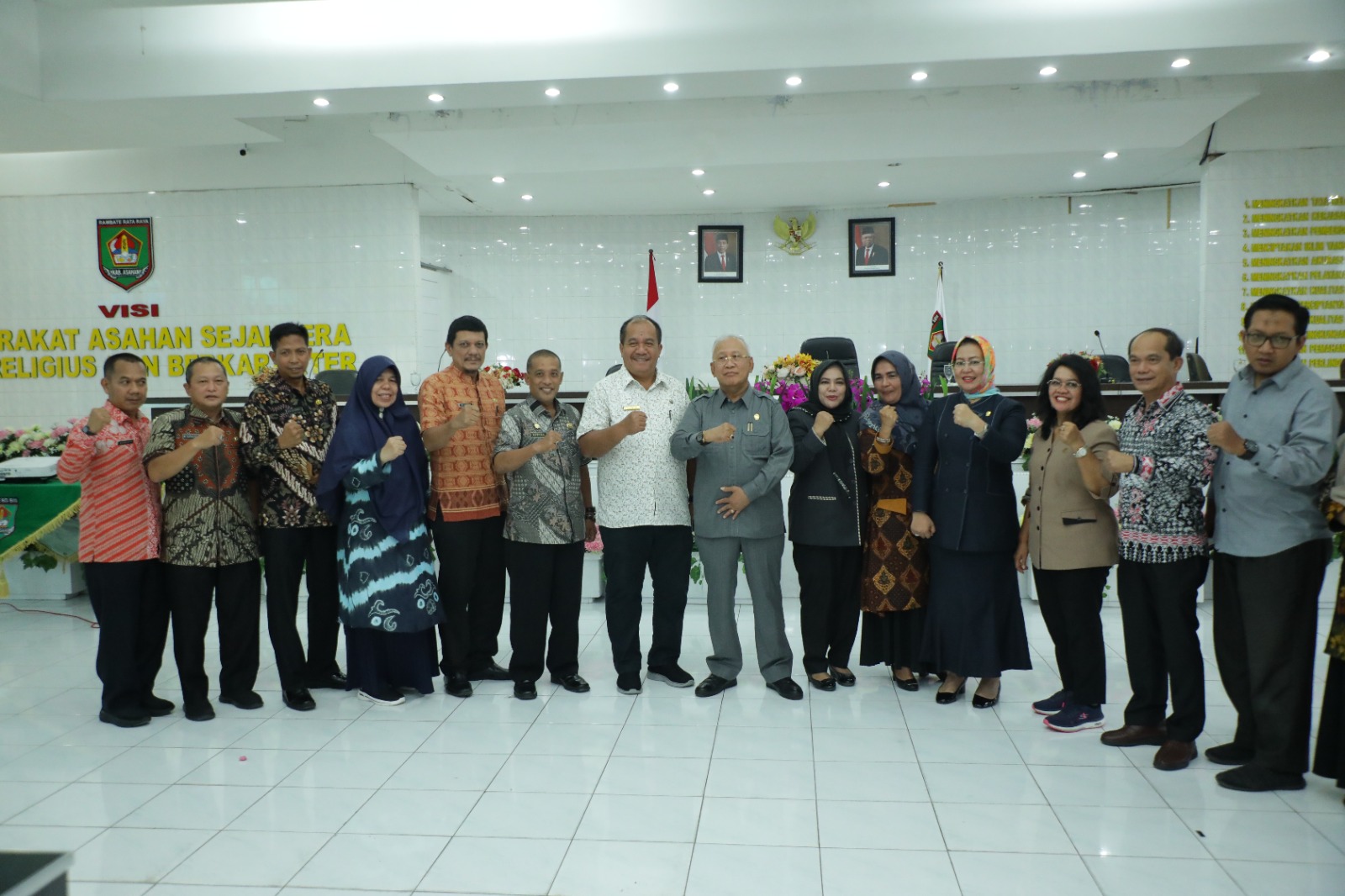 Pemkab Asahan Terima Kunker Anggota DPRD Provsu (Foto/Diskominfo Asahan)