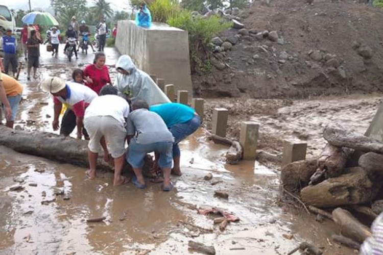 Terjangan Lahar Hujan Rusak Sawah Warga Dusun Bekerah