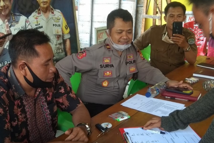 Selesaikan Perselisihan Polsek Kaur Selatan Fasilitasi Mediasi Pemuda Tiga Desa
