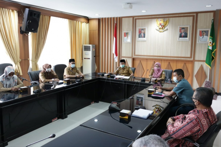 Kemenhan RI dan Pemprov Bahas Ketahanan Pangan 30 Ribu Lahan Singkong Disiapkan