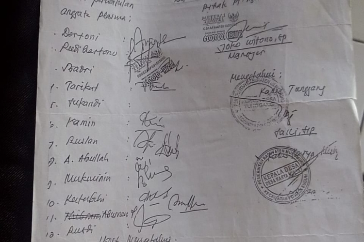 Menyoal Perjanjian PT Agricinal Tunggang Bergejolak