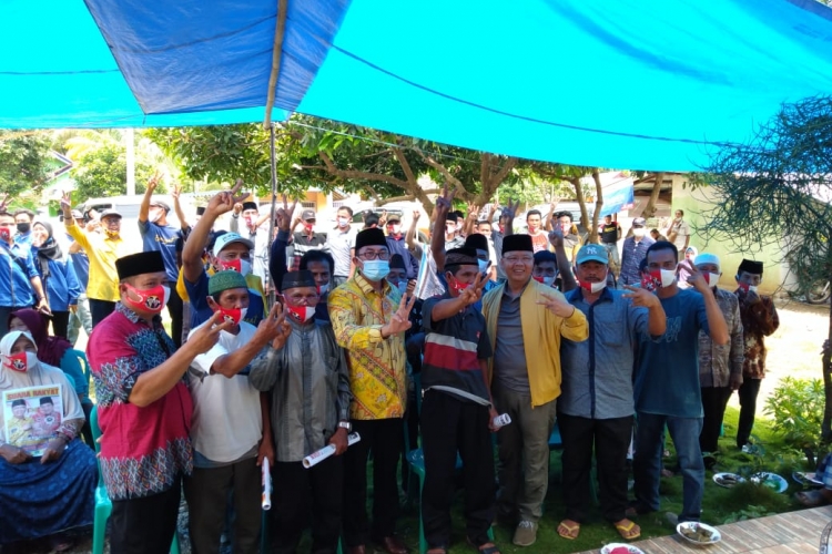 Kakak Kelas Rohidin Motori Semangat Pemenangan di Semidang Gumay