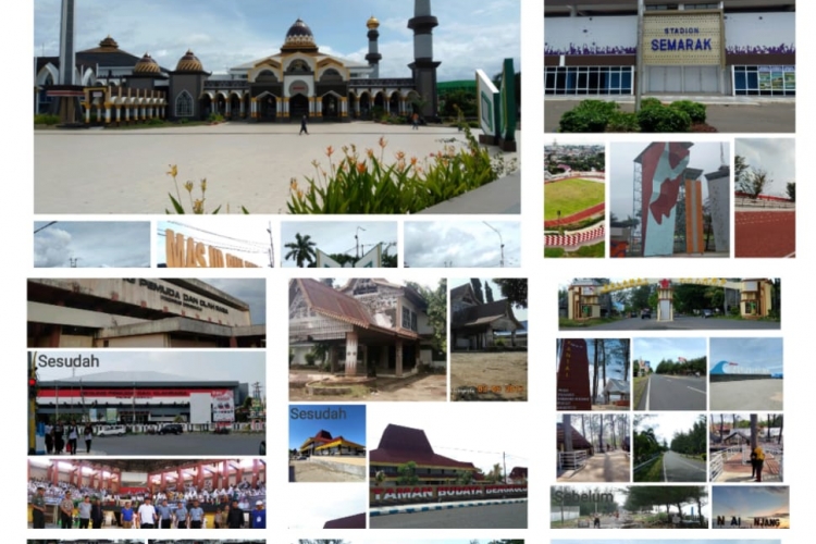 8 Wajah Baru Infrastruktur Perkotaan Era Rohidin : Masjid Wisata Hingga Sarana Olahraga
