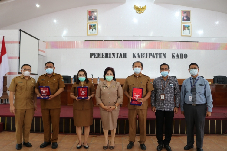 Wabup Karo Pimpin Rapat Evaluasi APBD 2020 dan Pelaksanaan APBD 2021