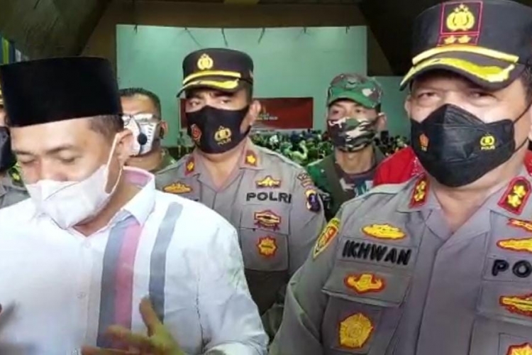 Jelang HUT Bhayangkara Ke-75 Vaksinasi Massal Capai 4.658