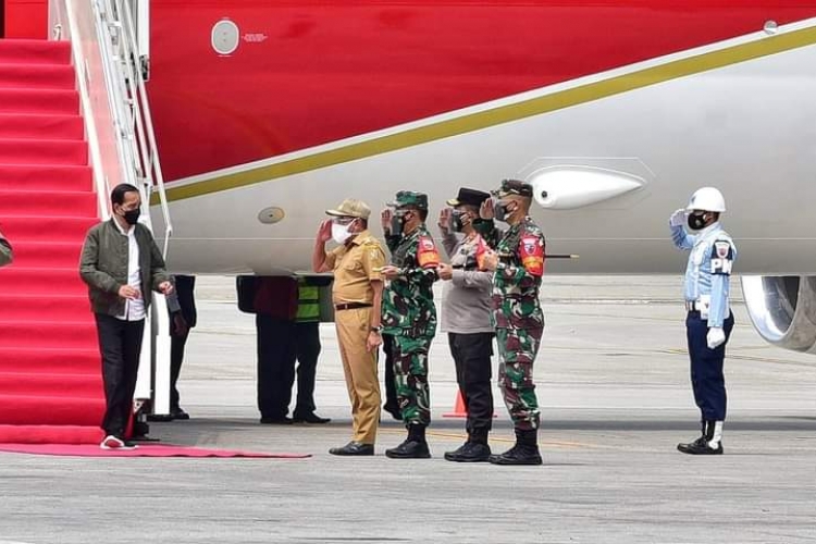 Forkopimda Sumatera Utara Sambut Kunjungan Presiden Jokowi 