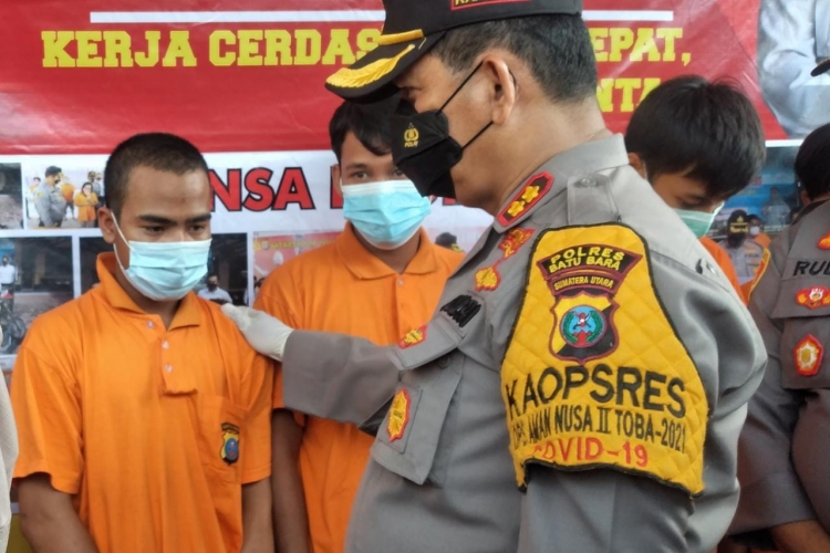 Terkait Pembakaran Rumah Polres Batu Bara Ciduk Warga Tanjung Tiram
