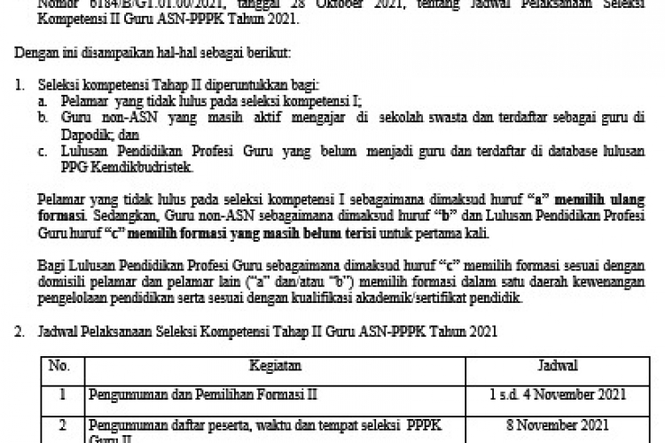 Pemkab Karo Umumkan Jadwal Pelaksanaan Seleksi Kompetensi PPPK Jabatan Fungsional Guru