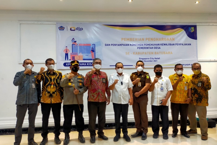 Bupati Batubara Bersama Kapolres Komitmen Awasi Wajib Pajak Pemdes