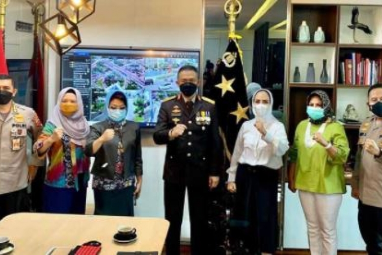 Sinergi IWAPI dan Polri Genjot Vaksinasi dan Budayakan Prokes