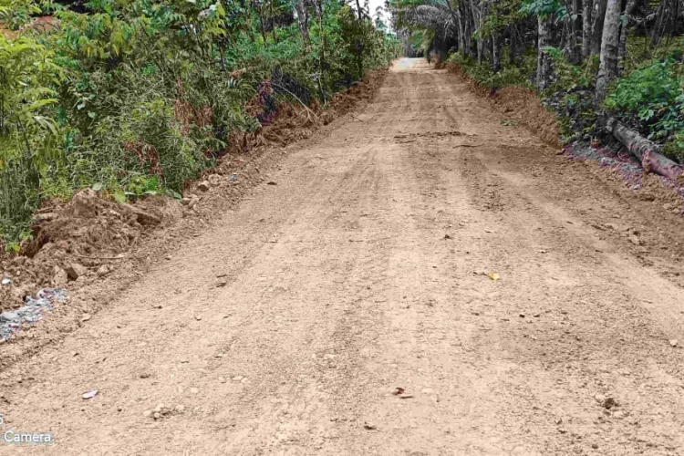 Pengerasan Jalan Talang Subur Batu Krokos Campur Pasir BPPI Nilai Banyak Kejanggalan 