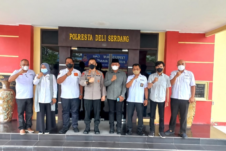 Kapolresta Deli Serdang Sambut Audensi Komisioner Bawaslu