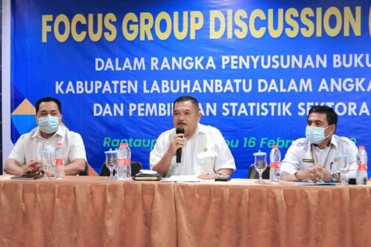 Sekda Labuhanbatu Buka FGD Guna Tingkatkan Kualitas Data Labuhanbatu