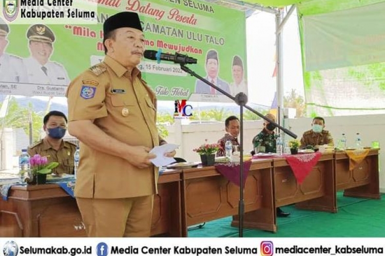 Wabup Membuka Musrenbang Kecamatan Ulu Talo Tahun 2023 