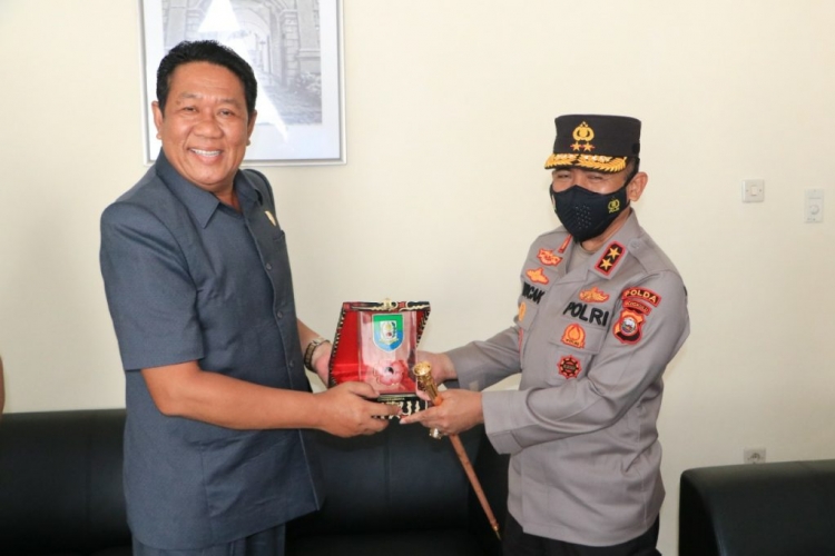 Ketua DPRD Provinsi Sambut Hangat Kunjungan Kapolda Bengkulu