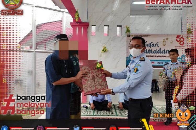 Rutan Kabanjahe Gelar Kegiatan Safari Ramadhan Dibarengi Pemberian Hadiah Bagi Pemenang