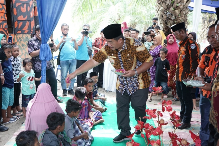 Wabup Asahan Hadiri Baksos Pemuda Pancasila Ranting Sei Dua Hulu