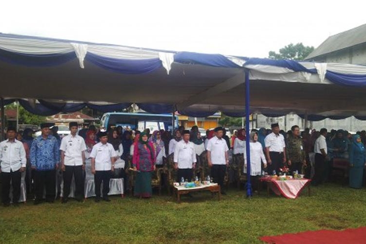 Pemerintah Kota Bengkulu memperingati Hari Keluarga Nasional (Harganas) XXIV Tingkat pada Rabu (6/9/2017)