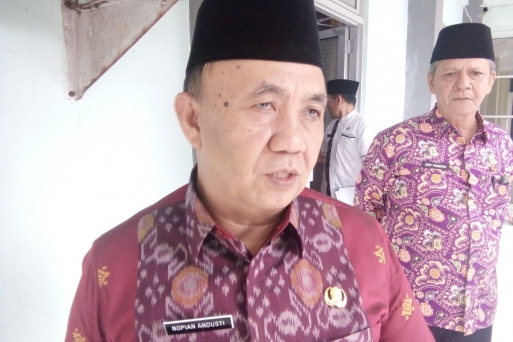Sekprov Bengkulu Novian Andusti