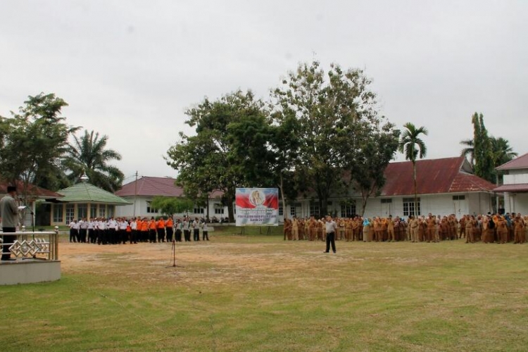Suasana Apel Gabungan