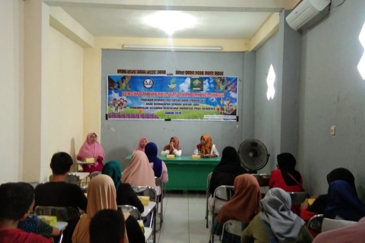 19 ABH Kota Bengkulu Dapatkan Program Rehabilitasi Sosial Anak 