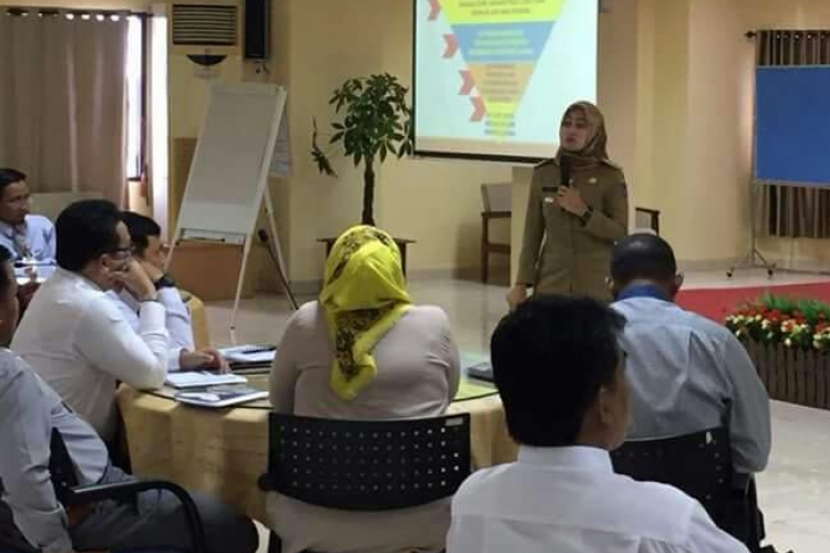 Bupati Luwu Utara Pemateri Latpim II PKP2A LAN Makassa
