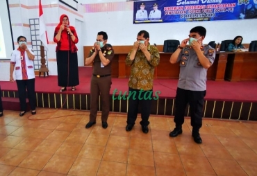 Pertemuan Kordinasi Bupati Karo Ingatkan Masyarakat Siap Siaga Hadapi Corona