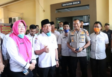 Pemkot Bengkulu Semprot Disinfektan Sejumlah Rumah Ibadah 