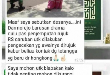 Beredar Kabar Warga Desa Darmorejo Positif Corona Berikut Klarifikasi RSUD