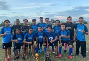 Kecamatan Gunung Agung Juarai Sepak Bola Bupati Tubaba Cup